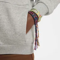 Nike SB Icon Fleece EasyOn Big детские оверсайз Pullover Толстовка с капюшоном цвет серый