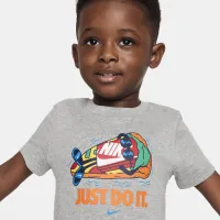 Nike Toddler Boxy Float футболка цвет серый