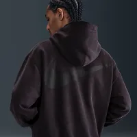 Nike Solo Swoosh мужские French Terry Pullover Толстовка с капюшоном цвет черный
