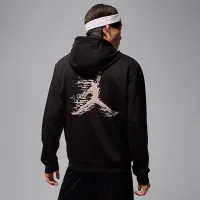 Nike Jordan Sport Crossover чоловічі Dri-FIT Graphic Pullover Толстовка з капюшоном колір чорний
