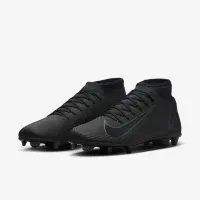 Nike Mercurial Superfly 10 Club MG High-Top футбольні бутси колір чорний