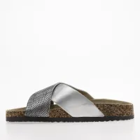 Шлёпанцы Lee Cooper LCW-23-35-1887LA - Серебряные