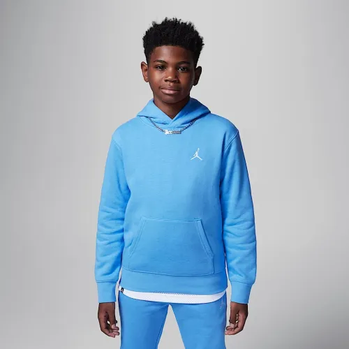 Nike Jordan MJ Brooklyn Big дитячі Fleece Pullover Толстовка з капюшоном блакитний