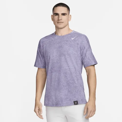 Nike для гольфу Club чоловічі для гольфу Short-Sleeve Top колір фіолетовий