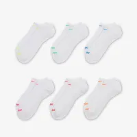 Nike Everyday Plus Cushioned тренировочные No-Show носки (6 пары) многоцветный
