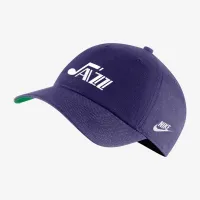 Utah Jazz Hardwood Classics Nike NBA Adjustable Cap цвет фиолетовый
