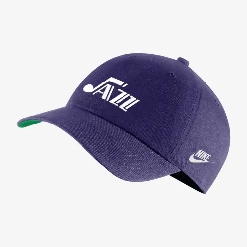 Utah Jazz Hardwood Classics Nike NBA Adjustable Cap колір фіолетовий