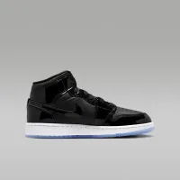 Nike Air Jordan 1 Mid SE Big детские Кроссовки цвет черный