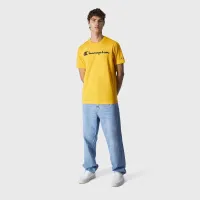 Футболка Champion Embroideцвет красный Script Logo 219206-YS074 - желтая