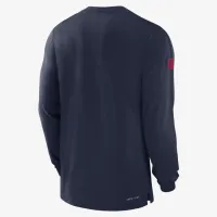 New England Patriots Sideline Player Team Issue Men’s Nike Dri-FIT Long-Sleeve Top синий