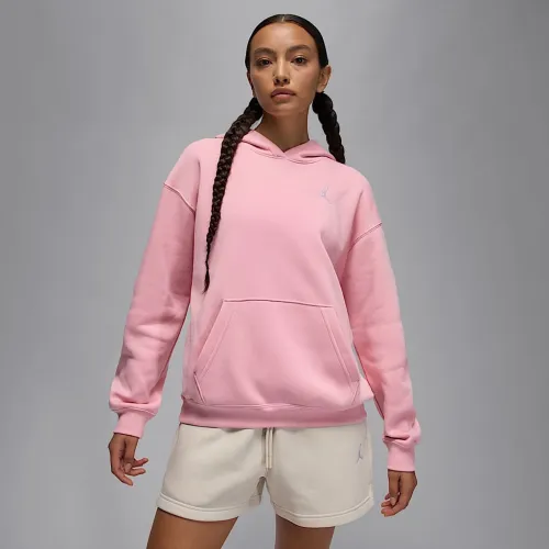 Nike Jordan Brooklyn Fleece женская Pullover Толстовка с капюшоном Pink