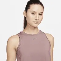 Nike One Classic женская Dri-FIT Cropped Tank Top цвет фиолетовый