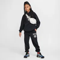 Nike Sportswear Club Fleece Girls' Loose Pants цвет черный