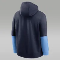 North Carolina Tar Heels Sideline Team Issue Club чоловічі Nike College Pullover Толстовка з капюшоном блакитний