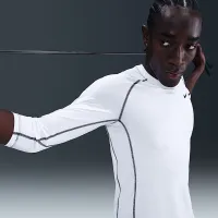 Nike мужские Dri-FIT 3/4-Sleeve Baseball Top цвет белый