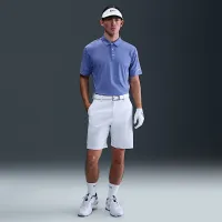 Nike Tour мужские Dri-FIT Heatheцвет красный для гольфа Polo синий