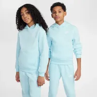 Nike Sportswear Club Fleece Big дитячі Pullover Толстовка з капюшоном блакитний