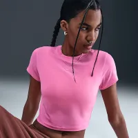 Nike Sportswear Chill Knit жіноча Cropped футболка Pink