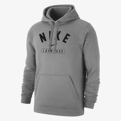 Nike Lacrosse мужские Pullover Толстовка с капюшоном цвет серый