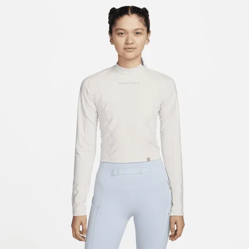 Nike Trail женская Dri-FIT Long-Sleeve Running Top цвет коричневый