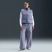 Nike Sportswear Classic Puffer женская Therma-FIT Loose Vest синий