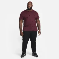 Nike Club мужские Allover Print футболка цвет красный