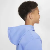 Nike Sportswear Club Fleece Big детские Pullover Толстовка с капюшоном синий