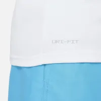 Nike Dri-FIT Big детские (для мальчиков) Short-Sleeve Hydroguard цвет белый