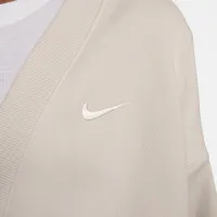 Nike Sportswear Phoenix Fleece женская Over-оверсайз Cardigan цвет коричневый