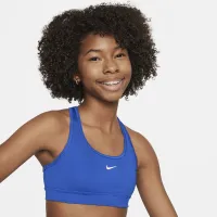 Nike Swoosh Big детские (Girls') Sports Bra синий