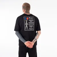 Футболка Champion T-shape Classic Print бавовняні218640-KK001 - Чорна
