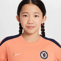 Chelsea FC Strike Special Edition Big детские Nike Dri-FIT Soccer Short-Sleeve Knit Top Orange
