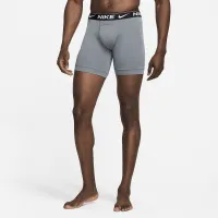 Nike Ultra Comfort мужские Dri-FIT Long Boxer Brief (3 пары) цвет серый