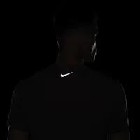 Nike Miler Flash чоловічі Dri-FIT UV Short-Sleeve Running Top колір сірий