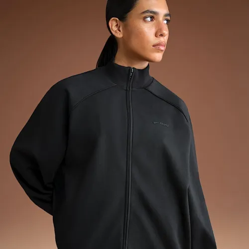 NikeSKIMS Matte Tricot жіноча оверсайз Full-Zip Track Куртка колір чорний