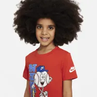 Nike Little дитячі Graphic футболка колір червоний
