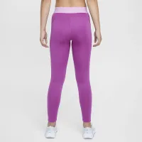 Nike Pro Girls' Therma-FIT Mid-Rise лосіни колір фіолетовий
