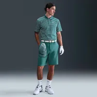 Nike Dri-FIT Victory мужские Striped для гольфа Polo цвет зеленый