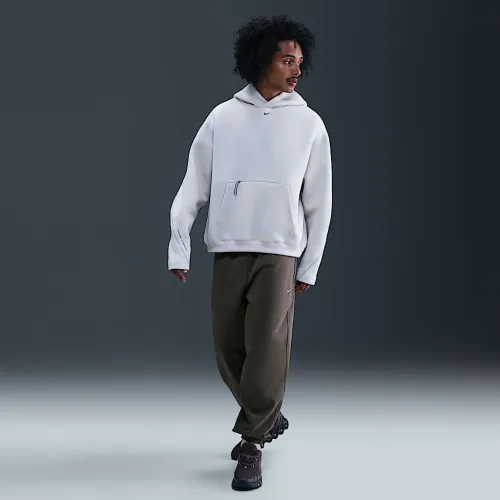 Nike Solo Swoosh мужские Cuffed Fleece Pants цвет серый