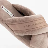 Kapcie Tommy Hilfiger Comfy Home Slippers With Straps FW0FW06587-AE9 - Бежевый