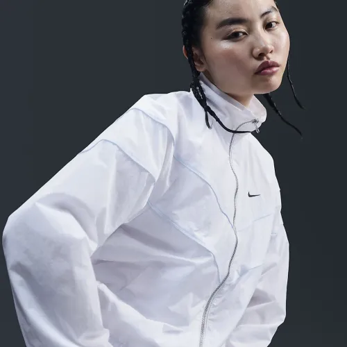 Nike Windrunner женская Loose UV Woven Full-Zip Куртка цвет белый