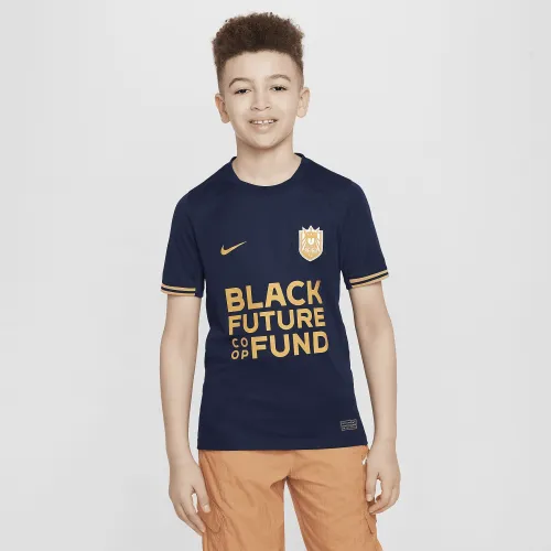 Seattle Reign 2024 Stadium Primary Big дитячі Nike Dri-FIT NWSL Replica Jersey блакитний