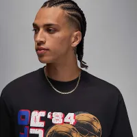 Nike Jordan чоловічі футболка колір чорний