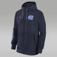 North Carolina Tar Heels Sideline Team Issue чоловічі Nike College Full-Zip Толстовка з капюшоном блакитний