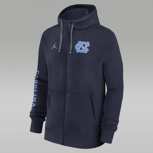 North Carolina Tar Heels Sideline Team Issue чоловічі Nike College Full-Zip Толстовка з капюшоном блакитний