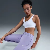 Nike Sportswear Phoenix Fleece женская Mid-Rise Sweatpants цвет фиолетовый