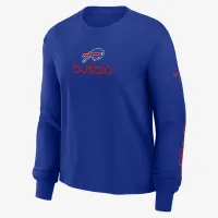 Buffalo Bills Boxy женская Nike NFL Long-Sleeve футболка синий