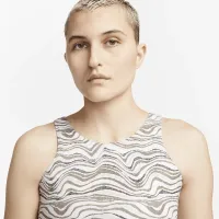 Nike Yoga Dri-FIT Luxe женская Tank Top цвет коричневый