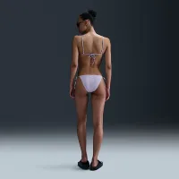 Nike Swim Essential жіноча Tie-String Bikini Bottom колір фіолетовий
