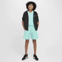 Nike Multi Big детские (для мальчиков) Dri-FIT тренировочные шорты цвет зеленый